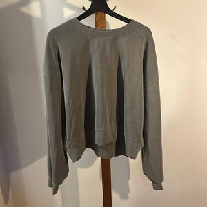EUC Lululemon Softstreme Perfectly Oversized Cropped Crew